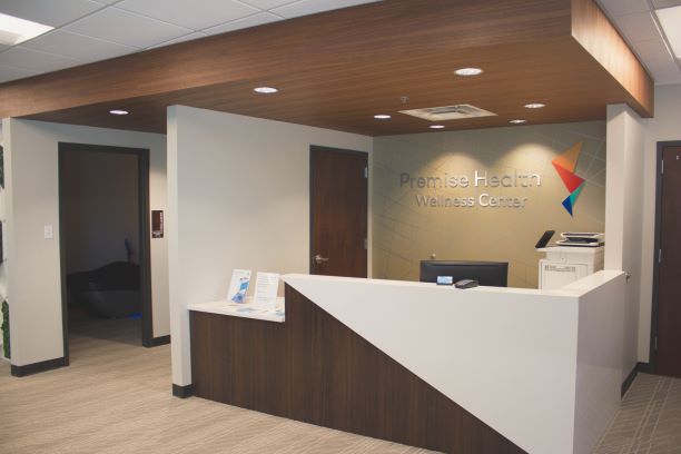Premise Health Nearsite Wellness Center Welcome Area