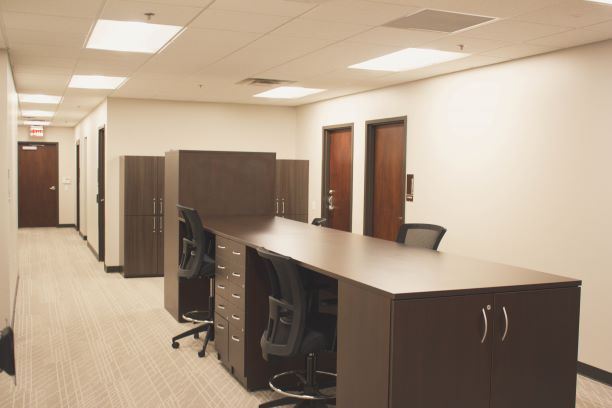 Premise Health Nearsite Wellness Center Off-Stage Consultation Area