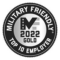 #1 Military Friendly® Employer by VIQTORY